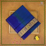 Silk Cotton Sarees – Peacock Blue with Green SAS0038829