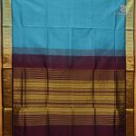 Silk Cotton Sarees – Dark Aqua SAS0038831 - Image 3