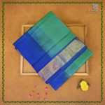 Silk Cotton Sarees – Dual Shade Aqua Green SAS0038832