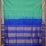Silk Cotton Sarees – Dual Shade Aqua Green SAS0038832 - Image 3