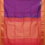 Silk Cotton Sarees – Dual Shade Purple SAS0038841 - Image 3