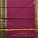 Chettinad Cotton Sarees - Grape Purple SASC38852 - Image 2