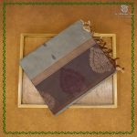Rich Cotton Saree - Beigish Grey SASC38853