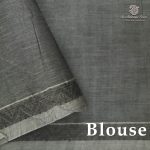 Rich Cotton Saree - Grey SASC38859 - Image 2