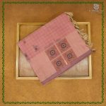 Rich Cotton Saree - Beigish Pink SASC38861