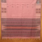 Rich Cotton Saree - Beigish Pink SASC38861 - Image 3