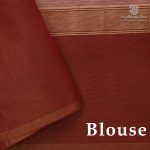 Rich Cotton Saree - Beigish Brown SASC38863 - Image 2