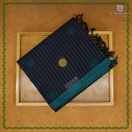 Rich Cotton Saree - Jamun SASC38865