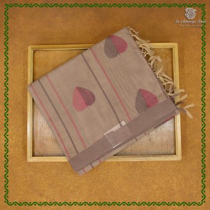 Rich Cotton Saree - Beige SASC38867