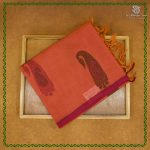 Rich Cotton Saree - Dual Shade Orange With Pink SASC38869