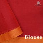 Rich Cotton Saree - Kumkum Red SASC38870 - Image 2