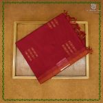 Rich Cotton Saree - Dark Red SASC38873