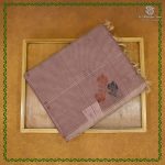 Rich Cotton Saree - Pinkish Beige SASC38875