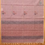 Rich Cotton Saree - Pinkish Beige SASC38875 - Image 3