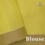 Rich Cotton Saree - Pale Yellow SASC38882 - Image 2