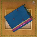 Rich Cotton Saree - Cerulean Blue SASC38884