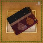 Rich Cotton Saree - Black SASC38887