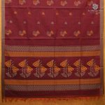 Rich Cotton Saree - Maroon SASC38888 - Image 3