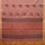 Rich Cotton Saree - Pinkish Beige SASC38889 - Image 3