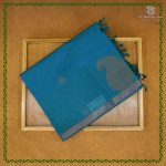 Rich Cotton Saree - Cerulean Blue SASC38892