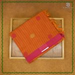 Rich Cotton Saree - Golden Orange SASC38894