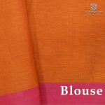 Rich Cotton Saree - Golden Orange SASC38894 - Image 2