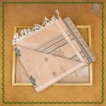 Rich Cotton Saree - Beige SASC38902