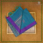 Rich Cotton Saree - Cerulean Blue SASC38905