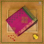 Semi Silk Cotton Printed Sarees – Majenta Pink SASPC38928