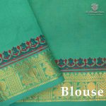 Semi Silk Cotton Printed Sarees – Mango Yellow SASPC38932 - Image 3