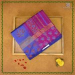 Semi Silk Cotton Printed Sarees – Purple Blue SASPC38934