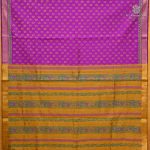 Semi Silk Cotton Printed Sarees – Dark Majenta SASPC38937 - Image 2