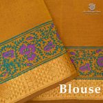Semi Silk Cotton Printed Sarees – Dark Majenta SASPC38937 - Image 3