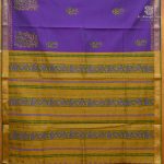 Semi Silk Cotton Printed Sarees – Dual Shade Violet SASPC38940 - Image 2