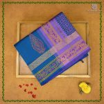 Semi Silk Cotton Printed Sarees – Cerulean Blue SASPC38941