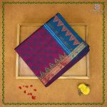 Semi Silk Cotton Printed Sarees – Grape Purple SASPC38944