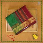 Semi Silk Cotton Printed Sarees – Forest Green SASPC38947